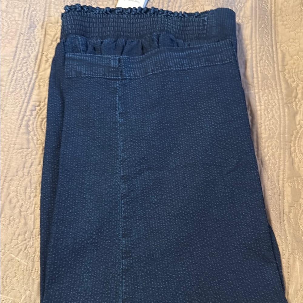 A New Day Dark Blue Textured Pants